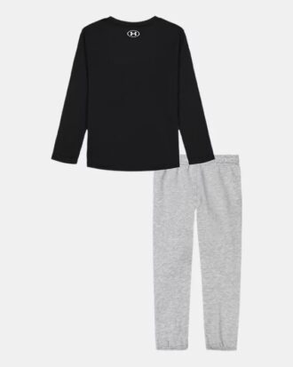 Conjunto de manga larga y pantalones de chándal con logotipo degradado