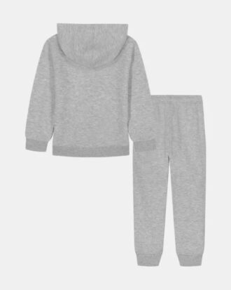 Conjunto de sudadera con capucha y cremallera para niño con logotipo de la marca